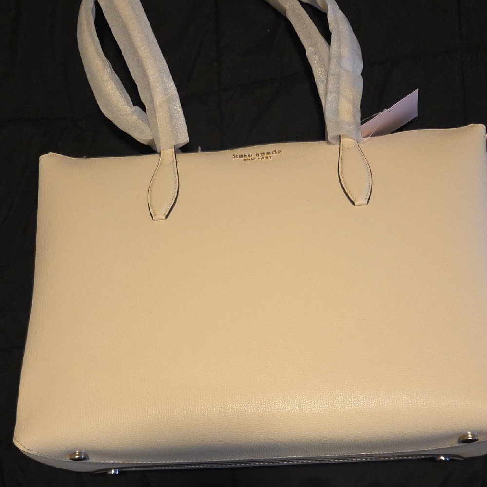 Kate Spade Ivory Tote Bag